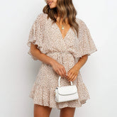 Lily - Flutter Sleeve Mini Dress